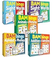 The Big BAMBingo Bundle - Sight Words, Animals, Alphabet, Phonics and Math