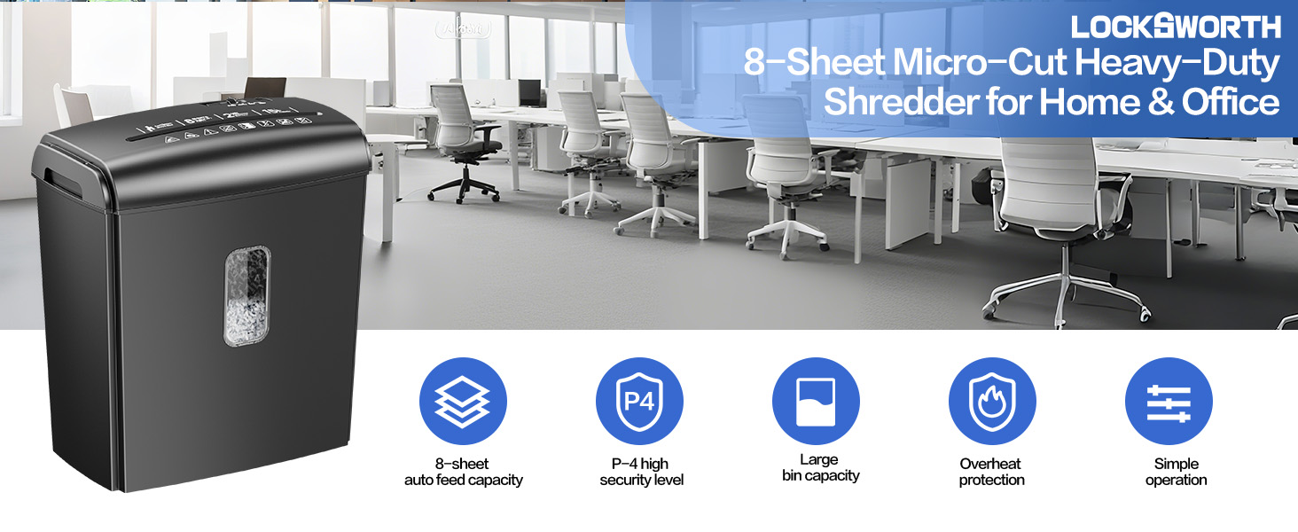 micro-cut paper shredder