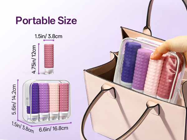 travel bottles for toiletries travel size containers silicone squeezable containers shampoo bottles