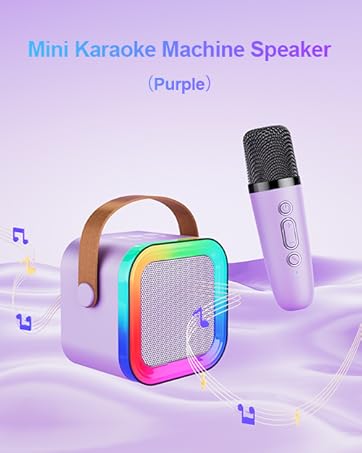 Mini Karaoke Machine Speaker for Kids Adults