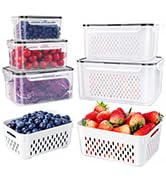 5 PCS Fruit containers for fridge