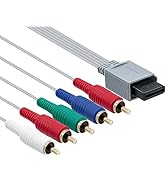 Mcbazel Component HDTV AV Audio Video Component Cable for Nintendo Wii High Definition (170cm/5.6...