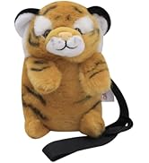 Amamcy Plush Tiger Panda Crossbody Purse for Women Girls Small Fluffy Animal Shoulder Plush Tiger...