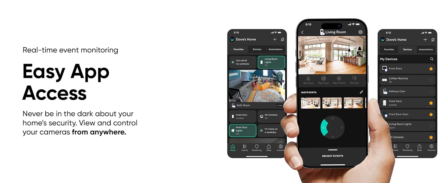 Wyze Indoor Cam Pan App Access