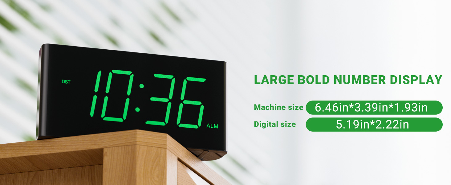 LARGE BOLD NUMBER DISPLAY