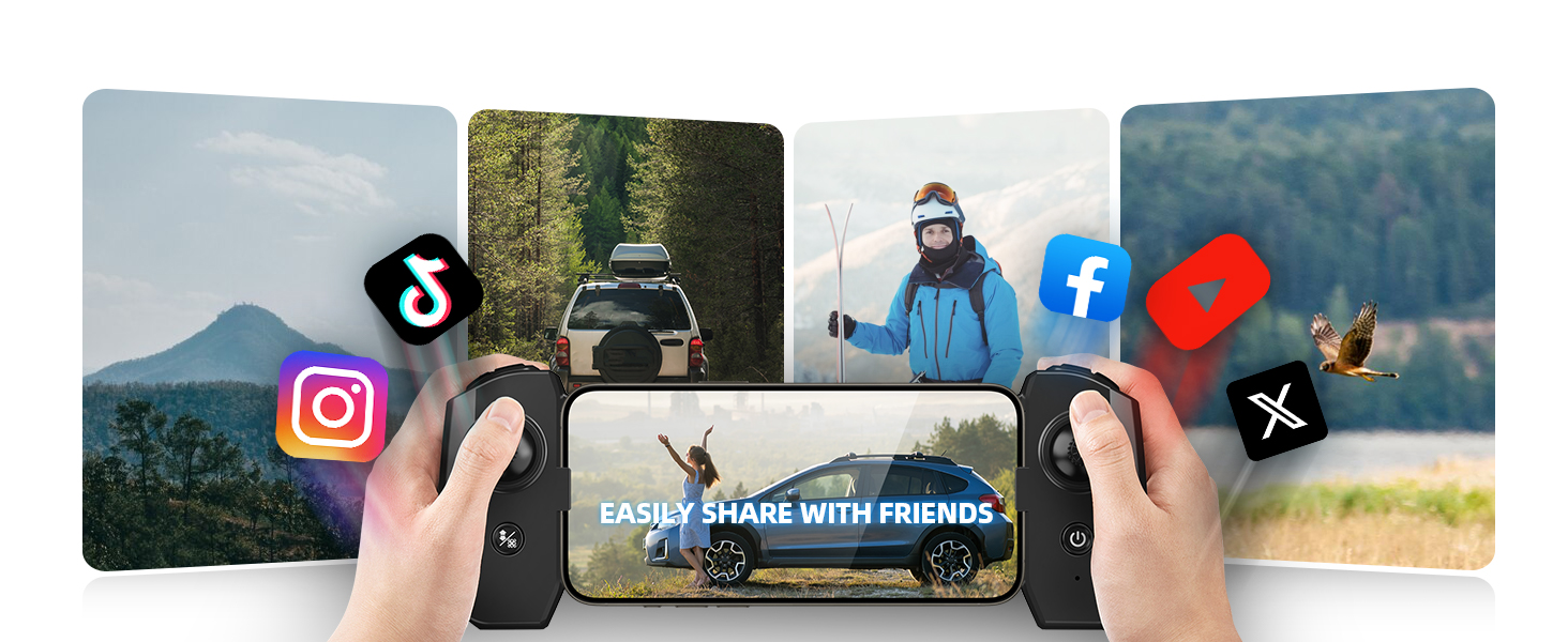 EASILY SHARE WITH FRIENDS