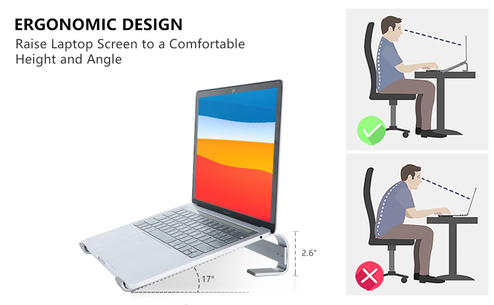 ERGONOMIC LAPTOP RAISE