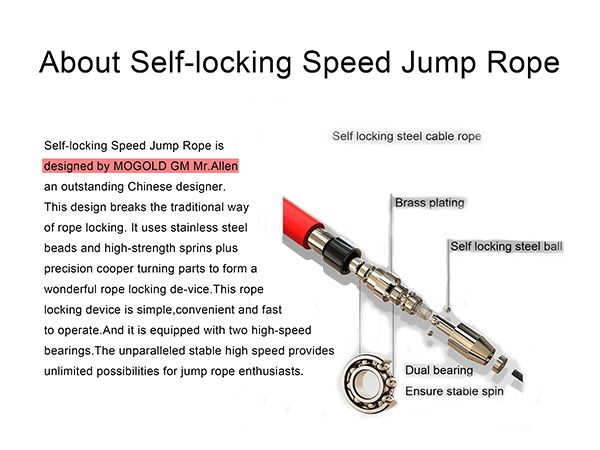 Ball bearing jump ropes