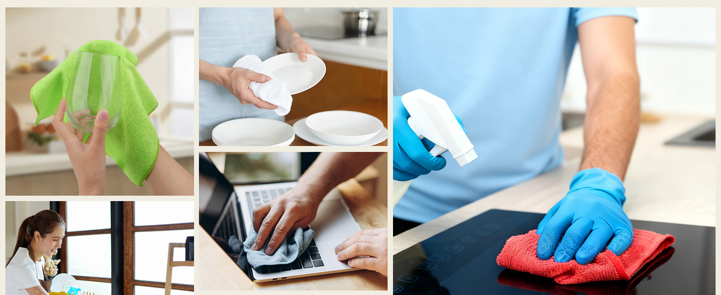 cleaning rags