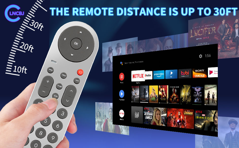 The Replacement For RCA Remote Control Can Control A Distance Of Up To 3 Feet. Quick response.