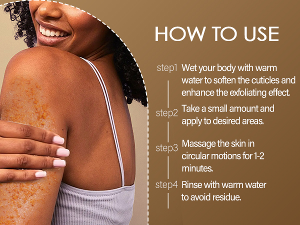 bikini exfoliating scrub