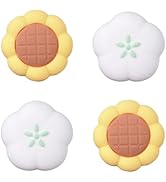 Silicone Joystick Caps for Nintendo Switch 2, Cute Floral Thumb Grips for Joycon 2 (4-Pack), Cute...