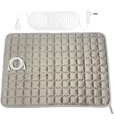 EMIKITS Pure Silver Fiber Grounding Mat for Feet, Conductive Soft and Breathable Grounded Pad for...