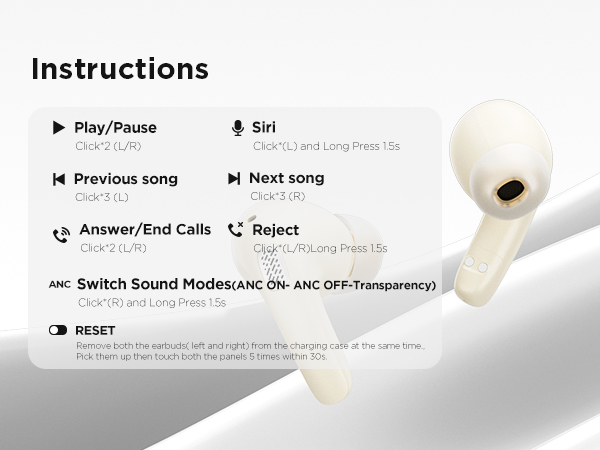 TALIX noise cancelling headphones