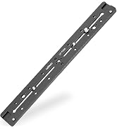 LEFTFOTO 350mm Double Dovetail Slide Rail with Arca Swiss Quick Release Plate,Locating Hole for A...