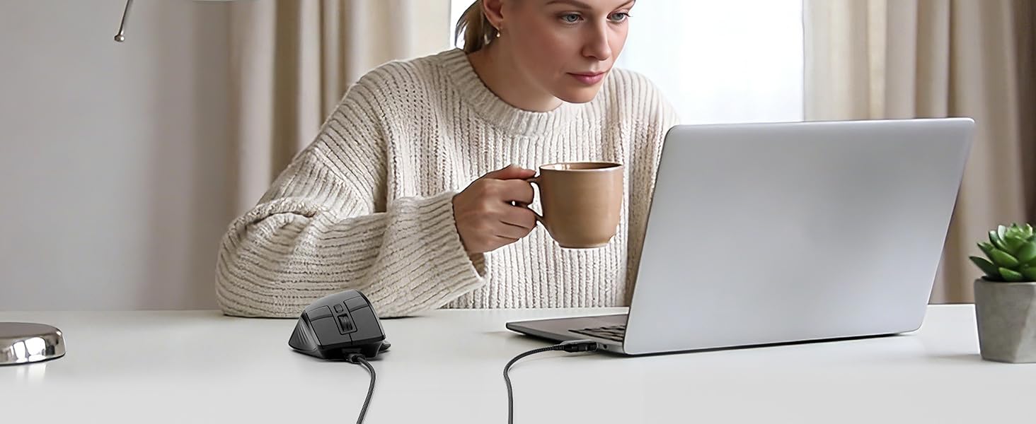 wired ergonomic mouse