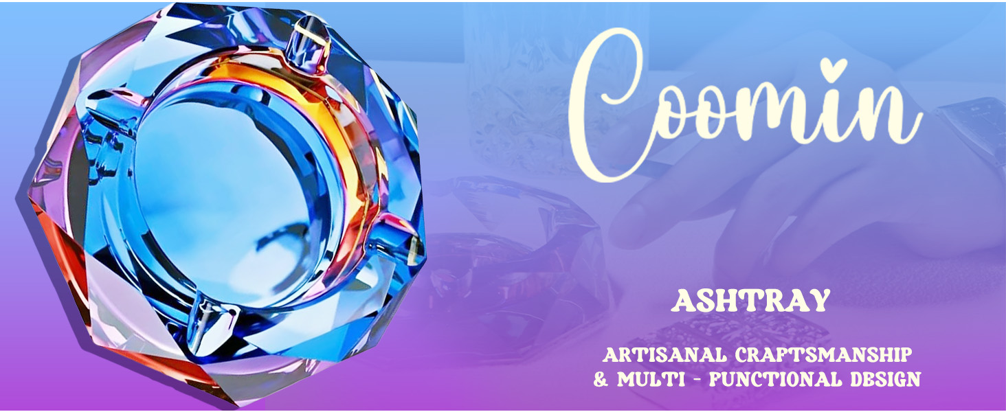 Coomin Glass Ash Tray