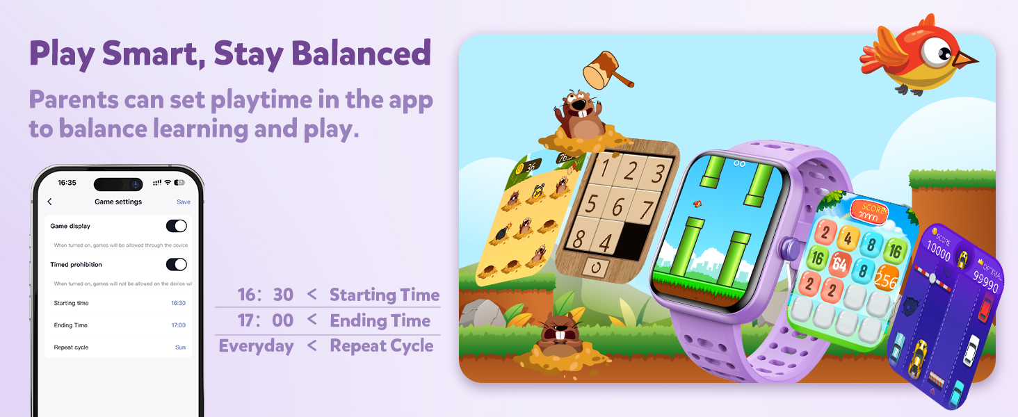 Smart Watch for Kids No APP No Phone Needed, 1.83" Fitness Tracker Watch