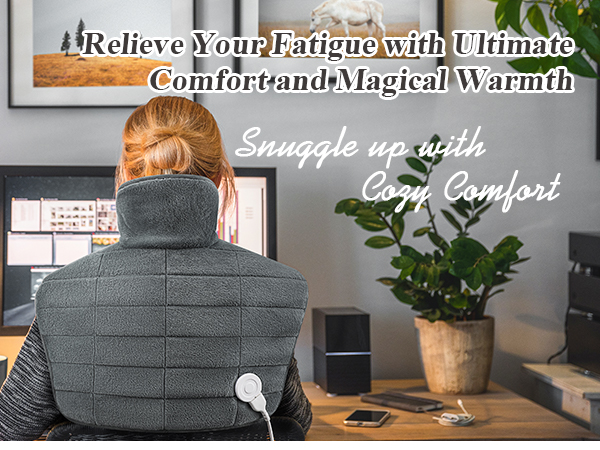 heating pad for back pain relief, gifts for women, gifts for men, gifts for mom, gifts for dad