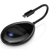 Wireless HDMI Transmitter, USB C &amp; HDMI Dual Transmit Ports, 2.4/5G Streaming Smooth Video/Audio ...