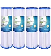 CFS – 4 Pack Pleated Polyester Water Filter Cartridges Compatible with W34-PR, WC34-PR, WVC34, Pe...