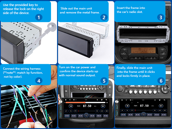 car radio single din