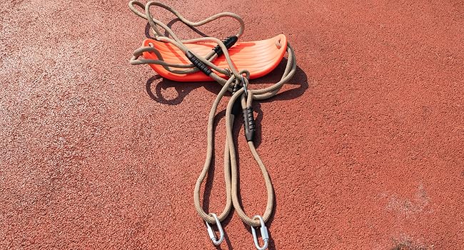BeneLabel Non-Slip Swing Seat with Adjustable Rope and Carabiners