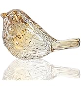 H&amp;D HYALINE &amp; DORA Blown Glass Birds Collectible Figurines Crystal Birds Gifts for Women Glass Fi...