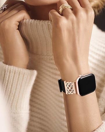 Nylon Loop Band Compatible with Apple Watch Bands 38/40/41/42/44/45/46/49mm Women Men