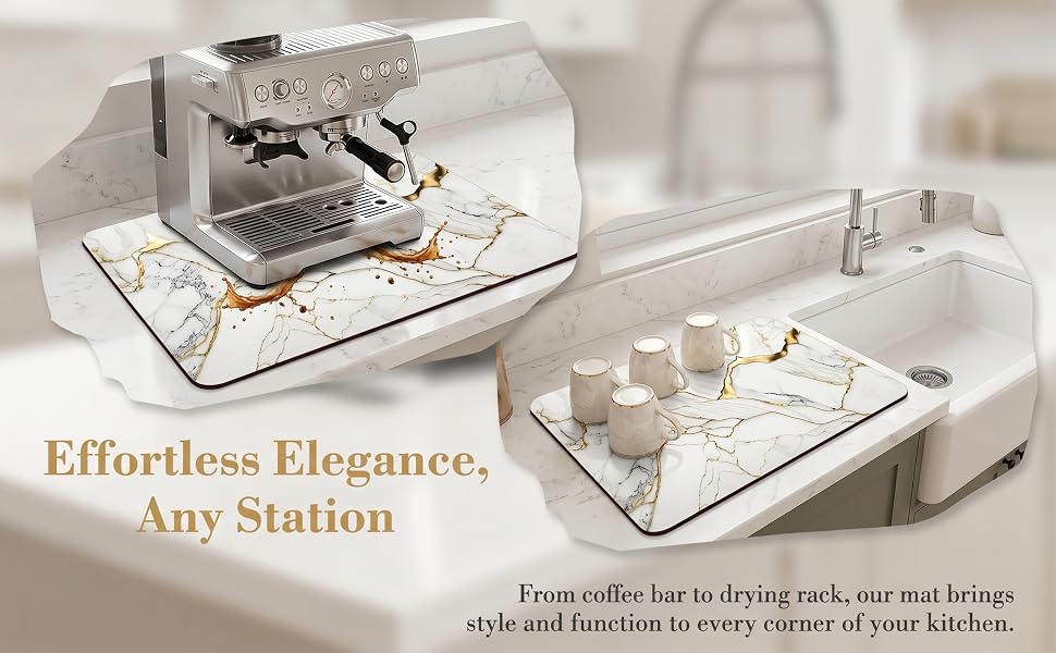 Coffee Mat or Dish Drying Mat