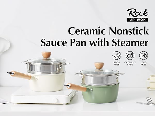 sauce pan with steamer