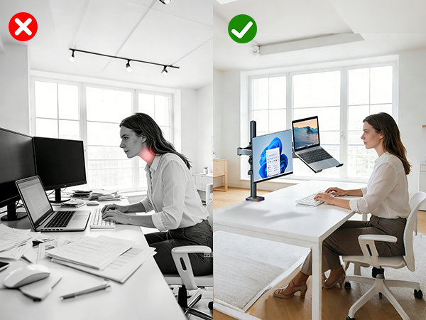 Monitor &amp; Laptop Mount Stand