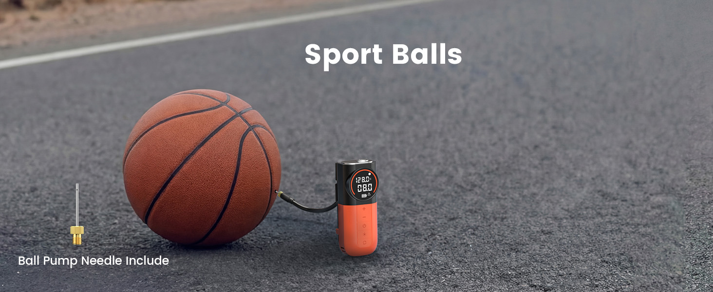 Air Pump for Sports Ball like Basketball