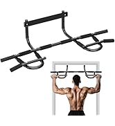 Pull Up Bar for Doorway - Multi-Grip Chin Up Bar Heavy Duty Pull Up Bar - Strength Training Pull-...
