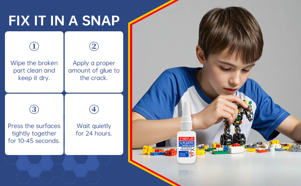 plastic glue heavy duty