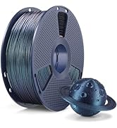 Galaxy PLA 3D Printer Filament, Sparkling and Dazzling PLA Filament 1.75mm, Neatly Wound 3D Filam...