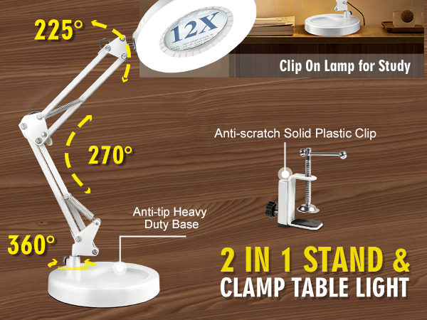 lighted magnifying light
