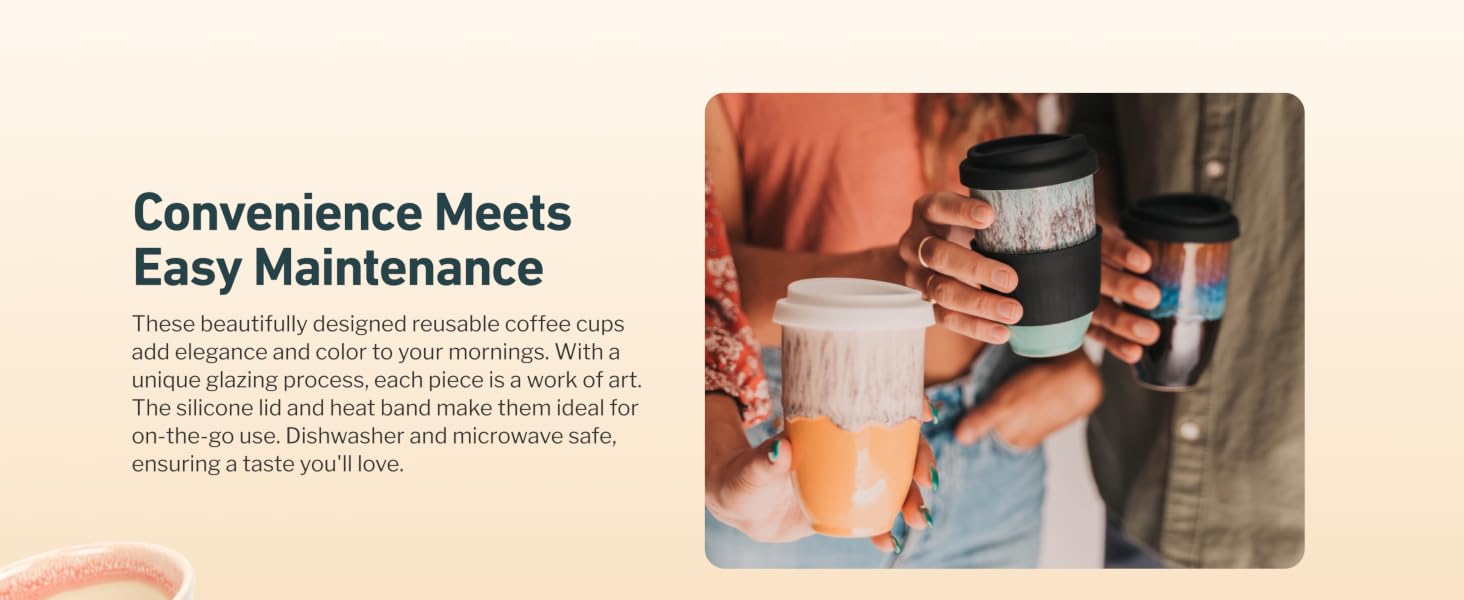 Nova Ceramic Travel Mugs