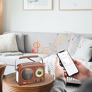 am fm radio with bluetooth