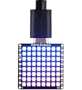 ESP32-S3 Matrix ESP32 S3 Development Board with 8×8 RGB LED Matrix and QMI8658C Attitude Sensor, ...