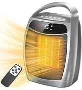 GiveBest Digital Space Heater, 1500W Portable Electric Heater for Indoor Use, Remote, 4 Mode, Tim...