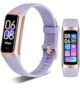 Fitness Tracker, 24/7 Heart Rate Blood Oxygen Blood Pressure Body Temp Monitor Sleep Calorie Trac...