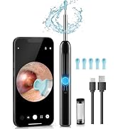 Ear Wax Removal Tool Camera, 1080P HD Scope and 6 LED Lights, Ear Cleaner with Camera, Ear Cleani...