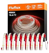 4000K 2835 LED strip lights 24V DC, UL Listed, 300lumen/ft, high density, high efficacy, cuttable