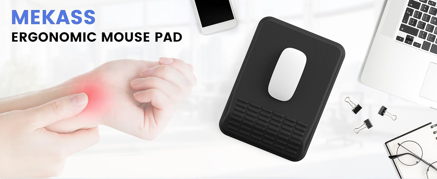 mouse pad with wrist rest