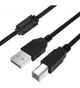 Arzweyk USB A to B Printer Cable Cord to Computer Compatible with HP OfficeJet Pro 9135e, 9125e, ...
