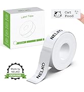 Nelko Genuine P21 Label Maker Tape, Adapted Label Print Paper, 14x50mm (0.55