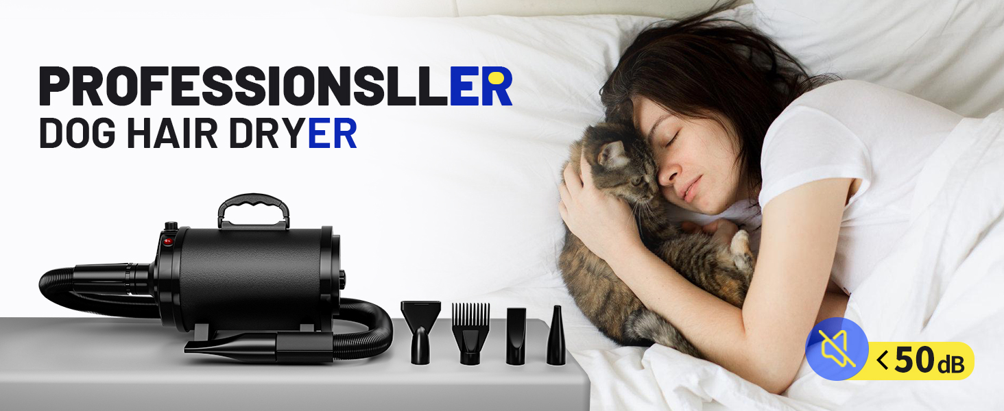 dog dryer hair blow pet grooming pet dryer high velocity deshedding Blanlody