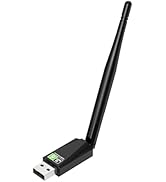 CY-SUZON USB WiFi Adapter for Desktop PC, AX600 USB WiFi 6 Adapter with 5GHz/2.4GHz Dual Band, Bu...