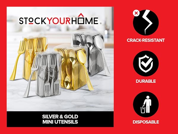 plastic disposable forks plastic spoons mini appetizer forks gold silver